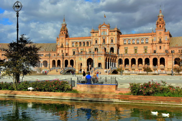Plaza de España in María Luisa Park in Seville, Spain - Encircle Photos