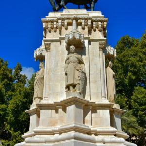Ferdinand III Monument in Plaza Nueva in Seville, Spain - Encircle Photos