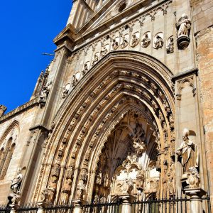 Portal of Lions Primate Cathedral of St. Mary in Toledo, Spain in Toledo, Spain - Encircle Photos