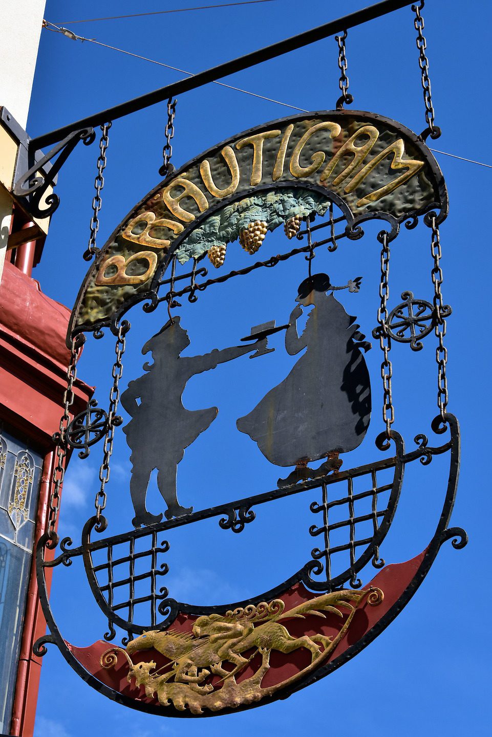 Bräutigams Chocolate Store Sign in Gothenburg, Sweden - Encircle Photos