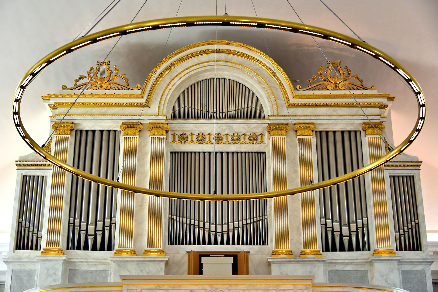 Organ inside Domkyrka in Gothenburg, Sweden Encircle Photos