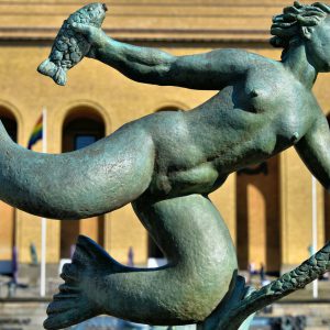 Mermaid Statue by Carl Milles in Gothenburg, Sweden - Encircle Photos