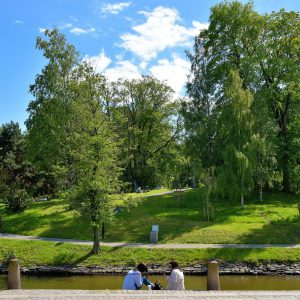 Women Across from King’s Park in Gothenburg, Sweden - Encircle Photos