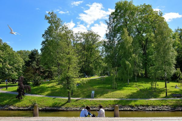 Women Across from King’s Park in Gothenburg, Sweden - Encircle Photos