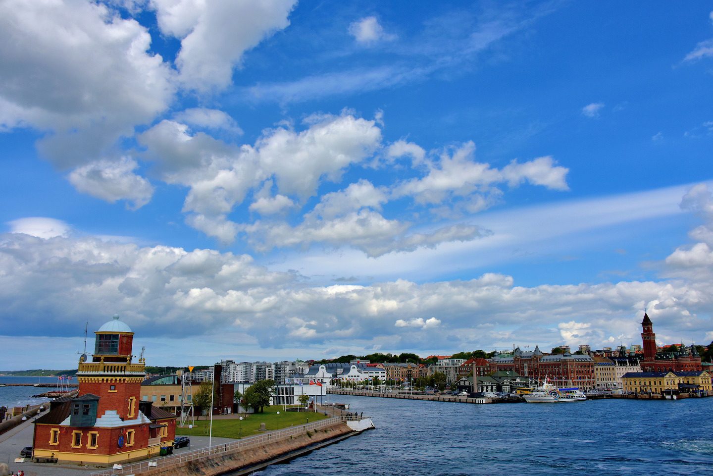 Waterfront Cityscape of Sweden Encircle Photos