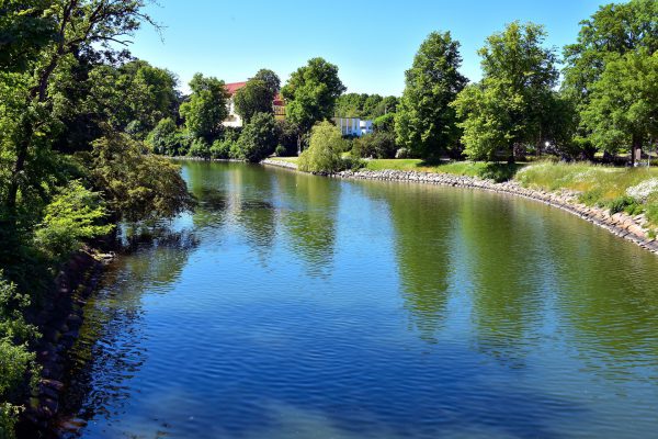 Canal Between Slottsparken and Kungsparken in Malmö, Sweden - Encircle Photos