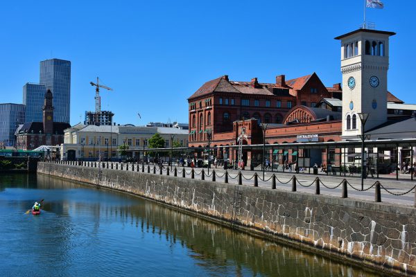 Landmarks Old and New along Centralplan in Malmö, Sweden - Encircle Photos