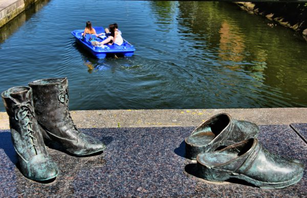 Bronze Shoe Sculptures by Bengtsson in Malmö, Sweden - Encircle Photos