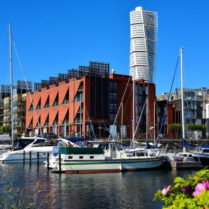 Turning Torso and Western Harbour in Malmö, Sweden - Encircle Photos