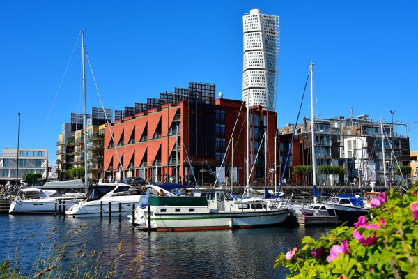 Turning Torso and Western Harbour in Malmö, Sweden - Encircle Photos
