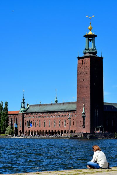 Waterfront View of City Hall in Stockholm, Sweden - Encircle Photos