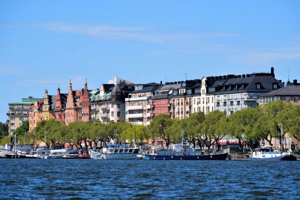 Colorful Buildings along Norr Mälarstrand in Stockholm, Sweden - Encircle Photos