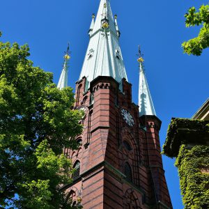 German Church Bell Tower in Stockholm, Sweden - Encircle Photos