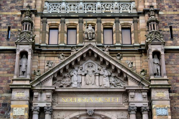 Grand Entrance of Nordiska Museet in Stockholm, Sweden - Encircle Photos