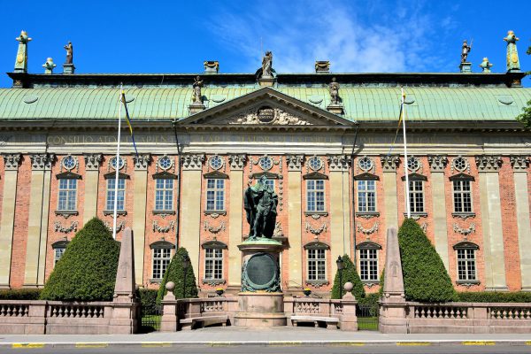 Gustav I Statue in front of Riddarhuset in Stockholm, Sweden - Encircle Photos