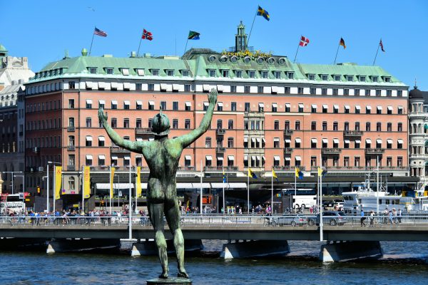 Sun Singer Statue at Strömparterren Park in Stockholm, Sweden - Encircle Photos