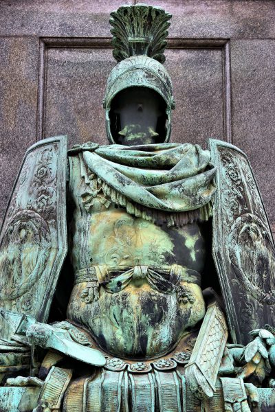 Suit of Armor Sculpture in Stockholm, Sweden - Encircle Photos