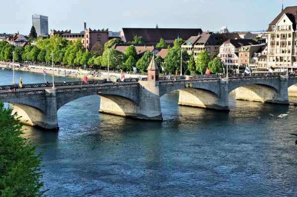 Middle Bridge Over Rhine in Basel, Switzerland - Encircle Photos