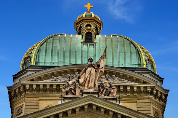Federal Parliament Dome Statues in Bern, Switzerland - Encircle Photos