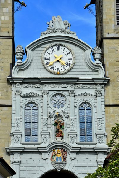 Church of St. Leodegar Arched Entrance in Lucerne, Switzerland - Encircle Photos