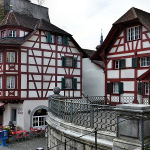 Medieval Half-timbered Buildings in Lucerne, Switzerland - Encircle Photos