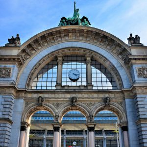 Old Train Station Arch in Lucerne, Switzerland - Encircle Photos