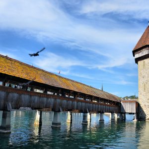 Wassertum Water Tower in Lucerne, Switzerland - Encircle Photos