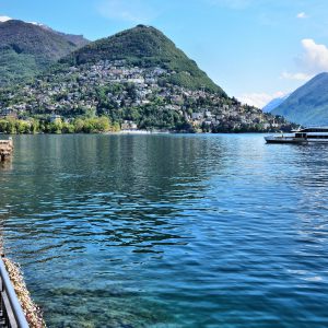 Beauty of Lake Lugano and Alpine Mountains in Lugano, Switzerland - Encircle Photos