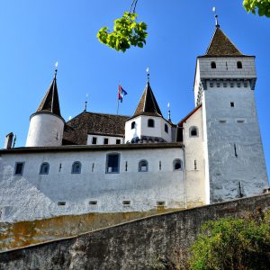 Castle and Fortified Wall in Nyon, Switzerland - Encircle Photos