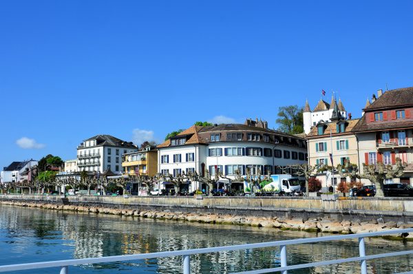 Historic Shoreline Promenade in Nyon, Switzerland - Encircle Photos