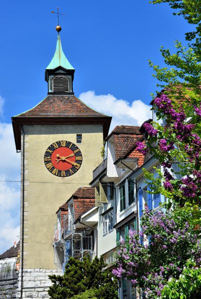 Biel Gate Clock Tower in Solothurn, Switzerland - Encircle Photos