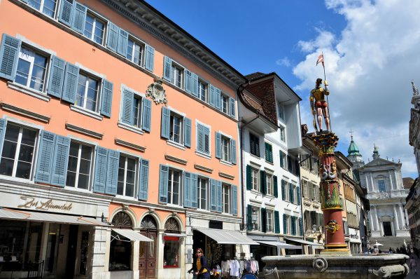 Marktplatz Square in Old Town of Solothurn, Switzerland - Encircle Photos
