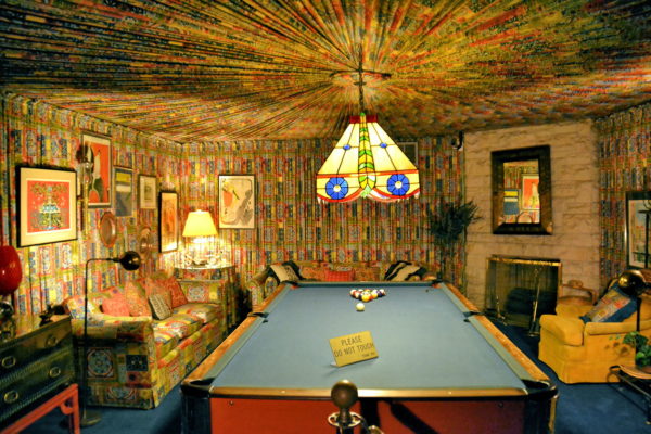 Pool Room in Graceland Mansion in Memphis, Tennessee - Encircle Photos