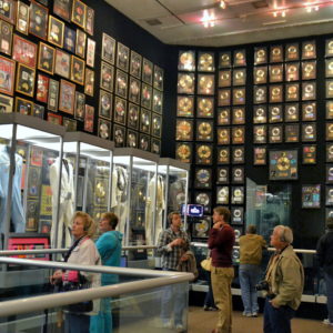Trophy Room in Graceland Mansion in Memphis, Tennessee - Encircle Photos