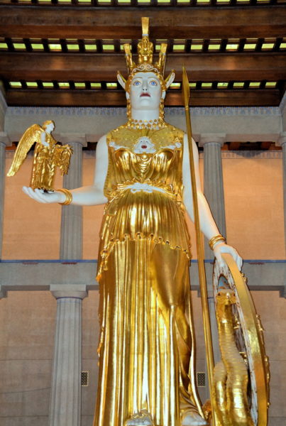 Athena Parthenos inside Parthenon in Nashville, Tennessee - Encircle Photos