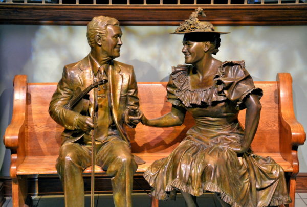 Minnie Pearl and Roy Acuff at Ryman Auditorium in Nashville, Tennessee - Encircle Photos