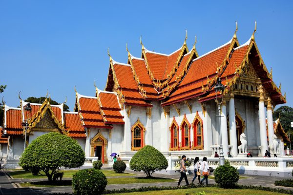 Ordination Hall at Marble Temple in Bangkok, Thailand - Encircle Photos