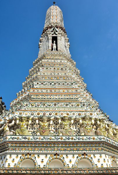 Short Tower around Main Prang at Wat Arun in Bangkok, Thailand - Encircle Photos