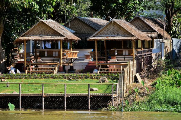 Thatched House on Mae Ping River in Chiang Mai, Thailand - Encircle Photos