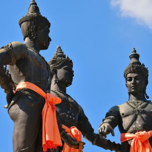 Three Kings Monument in Chiang Mai, Thailand - Encircle Photos