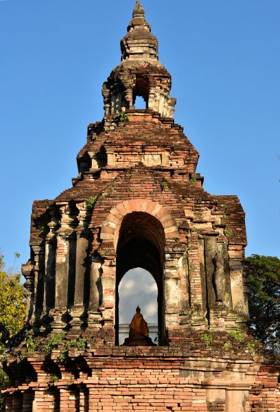 Octagon Shaped Chedi at Wat Jed Yod in Chiang Mai, Thailand - Encircle Photos
