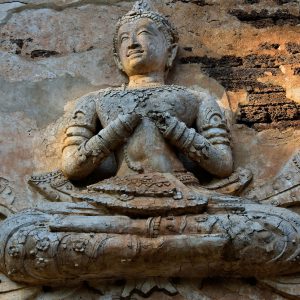 Thewada Figure Lotus Position at Wat Jed Yod in Chiang Mai, Thailand - Encircle Photos