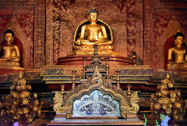 Phra Singh Buddha at Wat Phra Singh in Chiang Mai, Thailand - Encircle Photos