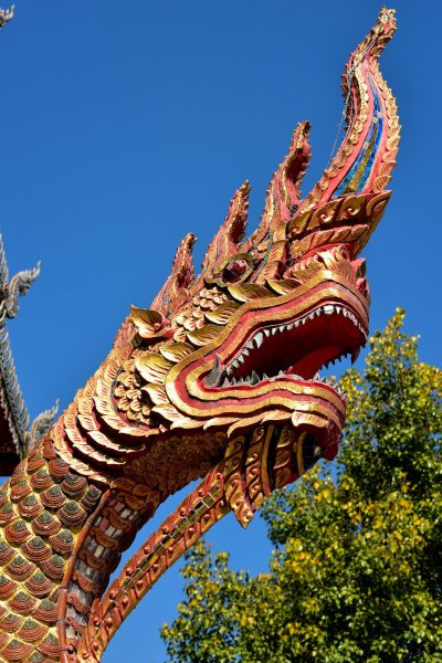 Phaya Naga at Wat Sri Don Chai in Chiang Mai, Thailand - Encircle Photos