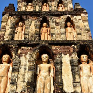 Chedi Kukut Close Up at Wat Chamthewi in Lamphun, Thailand - Encircle Photos