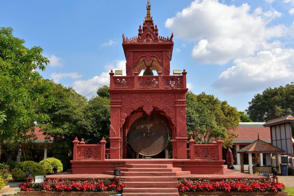 Bell Tower at Wat Phra That Hariphunchai in Lamphun, Thailand - Encircle Photos