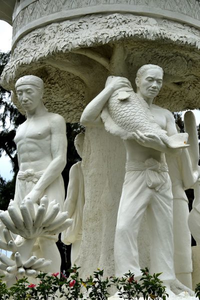 Fisherman and Farmer Statues at Karon Circle near Karon Beach in Phuket, Thailand - Encircle Photos