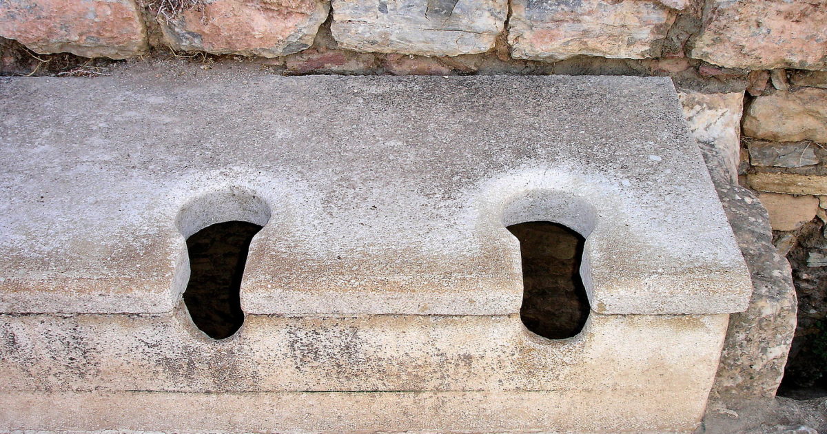 Public Toilets in Ephesus, Turkey Encircle Photos