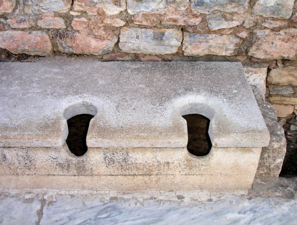 Public Toilets in Ephesus, Turkey - Encircle Photos