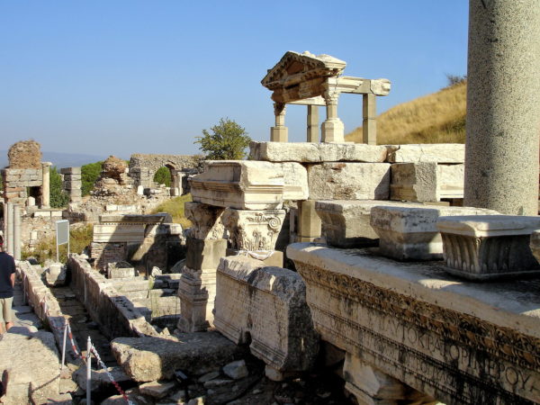Trajan’s Fountain in Ephesus, Turkey - Encircle Photos